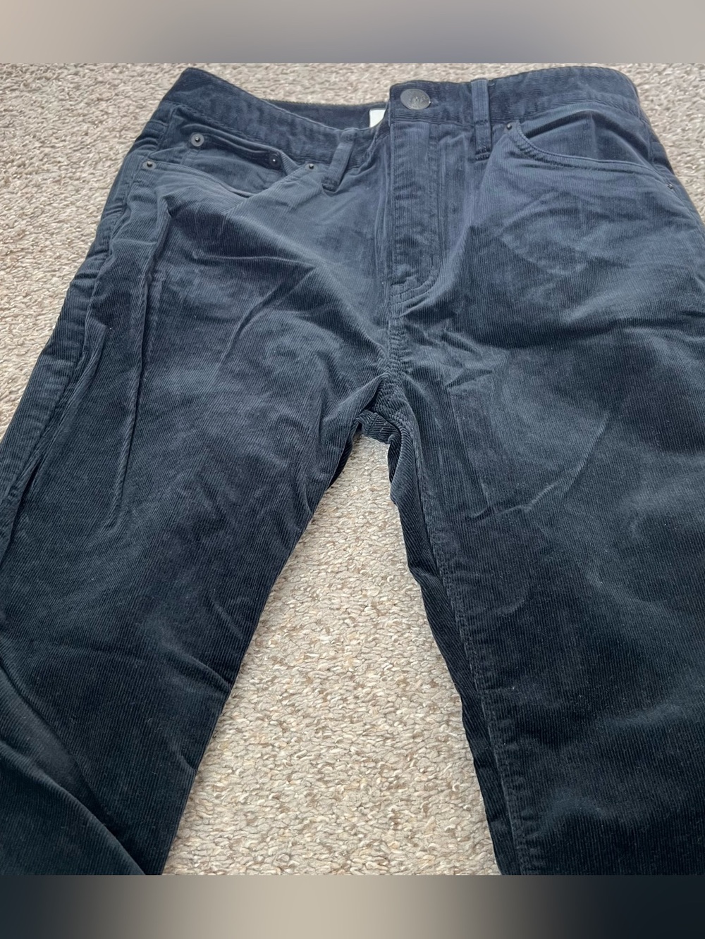 Vineyard Vines Black Corduroy Women's Pants Size 6